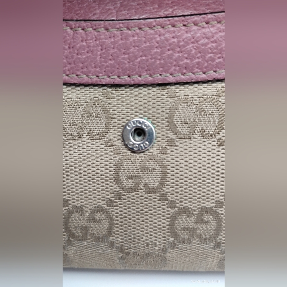 Gucci Brown and Burgundy Wallet With Callouts In Description 7.5"L×4"H - Picture 7 of 11